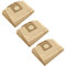 vhbw 30x sacs compatible avec Nilfisk/Alto GD 1000, 1000 Series, 1005, 1010, 111, 2000, 710, 910, 911 aspirateur - papier, marron