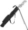 IBVIVIC Sac de Golf avec Support, 120cm Sac Trepied Golf, Sac de Golf Ultra léger idéal pour Les Voyages de Golf (Noir)