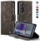 XYGLOW Coque pour Samsung Galaxy A55 5G Etui Housse【RFID Blocage】 Premium en Cuir PU Pochette de Portefeuille Fermeture Magnetique Flip Case Rabat Clapet pour Samsung A55 5G Étui 6,5 Pouces,Café