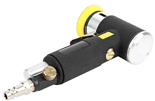 Lucidatrice Pneumatica Portatile per Levigatrice per Marmo Pietra, Piccolo Utensile Pneumatico Leggero con Accessori per la Levigatura
