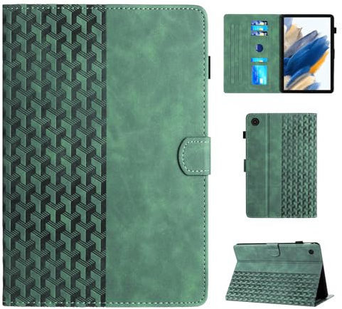 CASAFUNY Custodia Cover per Samsung Galaxy Tab A8 10.5 Pollici 2021/2022 SM-X200 SM-X205 SM-X207 Custodia Protettiva Magnetica Cover con Sonno Sveglia per Samsung Galaxy Tab A8 2021/2022, Verde