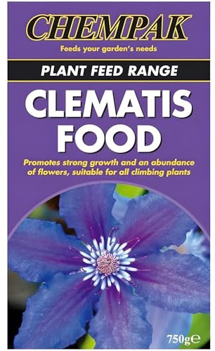 AMK® Chempak Clematis Food 750g Plant Feed Fertiliser Garden Nutrients Nutrition Gardening Soil Suitable for Potted Plants