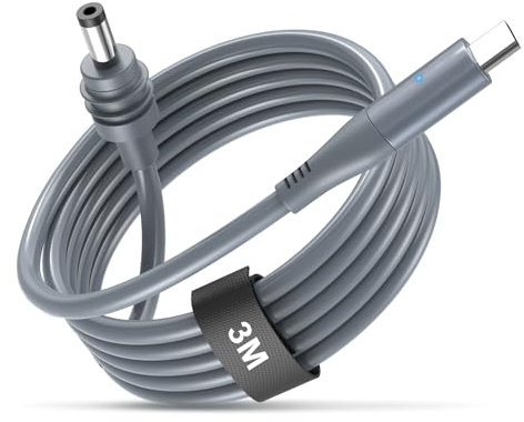 QCHMM Starlink Mini Kabel 3M USB C auf DC Netzkabel 100W Eingang USB Typ C auf DC Kabel für Power Bank 65 W + PD-Quelle