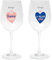 Mr. Wonderful - Set de 2 copas de vino - Buena vibra y mejor vino - Copas de vino personalizadas - Capacidad 475 ml