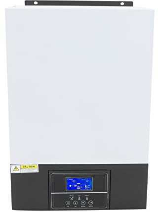 Hybrid Inverter MPPT Solar Charge Controller Hybrid Solar Inverter Solar Inverter Pure Sine Wave 5.5KW 100A 48V Built-in MPPT Controller for Home