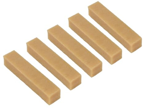 Luocute 5Pcs Sandpaper Cleaning Stick Sandpaper Cleaner, Rubber Eraser for Sanding Belts Discs Sander Woodworking Dirties Remover, Suitable for Workshops, 200 X 40 X 40mm