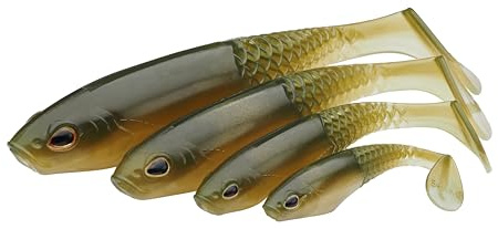 Berkley PowerBait® Cullshad Softbait | Lebensechter Köder | Vielseitiger Raubfischköder für Hecht, Zander, Forelle und Barsch | Mehrere Optionen