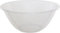 Set of 2 20cm MIXING BOWL CLEAR PLASTIC by WhiteFurze Salad Fruit Bowl