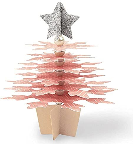 Sizzix Bigz Schablone 662869, Schneeflocke Weihnachtsbaum, eine Größe, Mehrfarbig