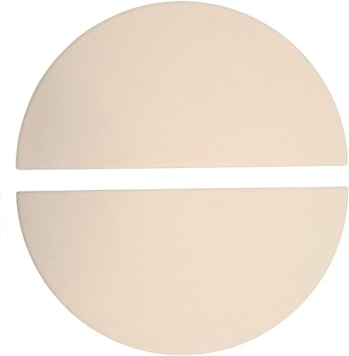Cookingstar Heavy Duty Pizza Stone for Grill and Oven, 15x12 Inch-5/8 Thickness