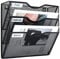 EasyPAG 3 Fächer Metall A4 Zeitschriftenhalter Wand Zeitschriften Wandhalter Aktenablage Dokumentenhalter Hängend Magazin Organizer Flyerhalter Prospektspender,Schwarz