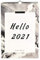 Kalender Kalendarien 2021 Neujahr Wandkalender Dekorative monatliche Kalender Zeitplan Taktion Note Tägliche Dekoration Haushaltswand Kalender Terminkalender (Color : HELLO 2021)