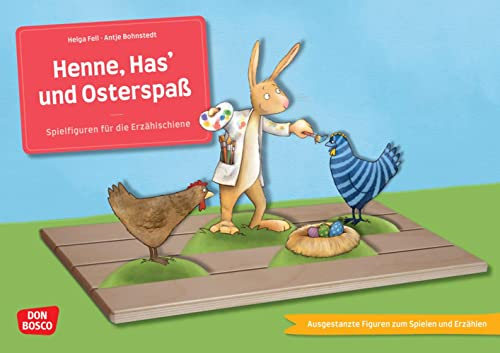 Henne, Has' und Osterspaß. Erzählschienen-Figurenset: Ausgestanzte Spielfiguren und Skript. Sprachförderung in Kindergarten und Grundschule. Gereimte ... die Erzählschiene: Bilderbuch-Geschichten)