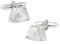 Homxi Boutons de Manchette pour Homme,Bouton de Manchettes Accordéon Bouton de Manchette Argent Boutons de Manchette Homme Cuivre