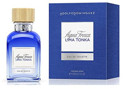 Perfume de la marca Adolfo Dominguez: hombre, agua Fresca Lima Tonka, vaporizador (120 mililitros), 1.0 unidad