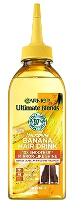 Garnier Instant Lamellar Water, Rinse-Out, Liquid Conditioner, For Dry Hair, Ultimate Blends Nourishing Banana, Hair Drink, 200ml