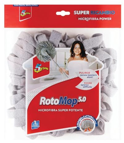 ROTOMOP 5.0 RICAMBIO Microfibra Super Potente 1 pz