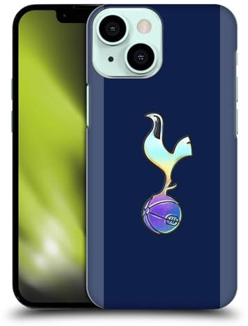 Head Case Designs Officially Licensed Tottenham Hotspur F.C. Dark Blue and Purple 2023/24 Badge Hard Back Case Compatible With Apple iPhone 13 Mini