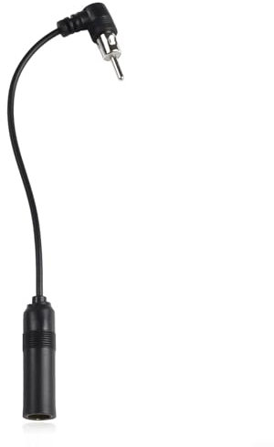 Emiif Estensione antenna radio AMFM per veicoli, adattatore per antenna radio stereo, montaggio universale, durevole e pratico, facile installazione, nessun taglio del cavo