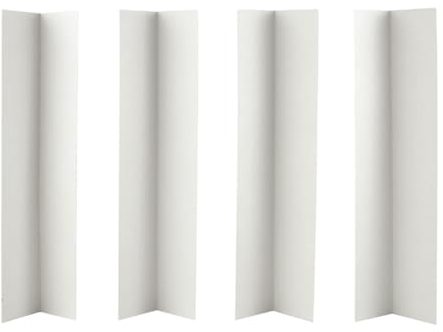 Culpitt 12 Cake Box Extension Corner Cake Cards, Pack of 100, White, Easily Protect Tall Celebration Cakes and Wedding Cakes - Extensions For 25 Boxes
