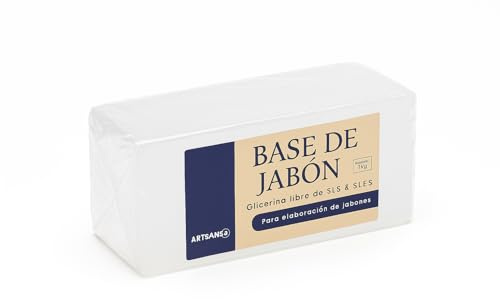 Glycerin-Seifenbasis Melt & Pour Transparent 1 kg – pflanzlich, für handgemachte Seifen – a Artsans