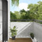 vidaXL Pantalla de Balcón, Mampara Impermeable de Privacidad, Protección UV, Parasol para Jardín Piscina Patio, 100% Poliéster Oxford Gris Claro