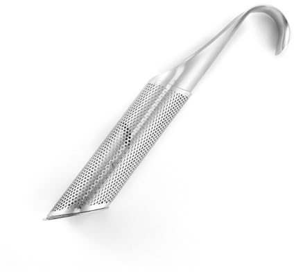 LIUPOCVRE shuaiyu Coladores de Infusor de té compatibles con Especias, Infusor de té de Acero Inoxidable, diseño de tubería Creativa, colador de Tetera, Accesorios de té