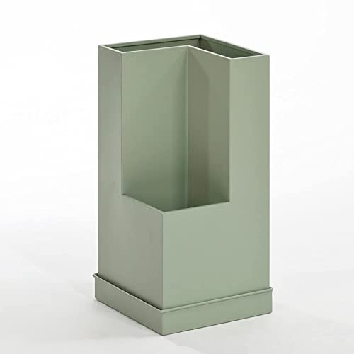 Porte - Parapluie Porte - Parapluie, Porte - Parapluie En Métal D'Entrée, Porte - Parapluie Rectangulaire Avec Bac À Eau, Porte - Parapluie Carré Pour Canne/Vert