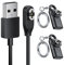 FYOUNG Ladekabel mit 2 Typ-C-Adaptern für SHOKZ OpenSwim Pro, USB 4-Pin magnetisches Ladekabel für Shokz Knochenleitungskopfhörer