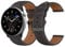 LanQii 20mm Leder Armband für Amazfit Active 2/Active/Bip 3/Bip 3 Pro/Bip/Bip S Uhrenarmband, Weiches Leder Ersatzarmband für Amazfit GTR Mini/GTR 42mm/GTS 4/GTS 4 Mini/GTS 3/GTS 2 - Schwarz