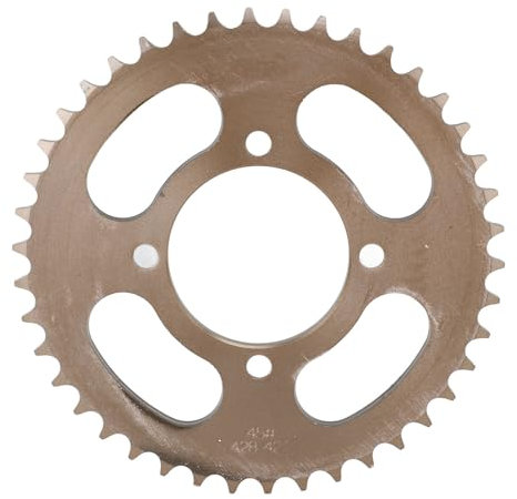 plplaaoo 428 Kettenrad hinten, Stahlbronze, hochfestes 42-Zahn-Kettenblatt für Offroad-Fahrräder und Motorräder