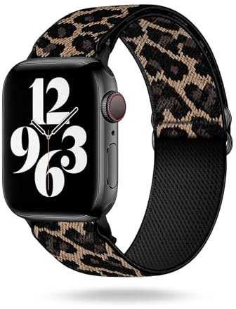 ONEFLOW Flex Loop Kompatibel mit Apple Armband Elastisch, Textil Stoff iWatch Armbänder Damen Herren Sport, Sportarmband Nylon Ersatz Watch Band Flexibel