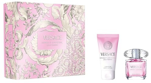 Versace Bright Crystal Eau de Toilette Geschenkset – 30 ml Eau de Toilette und 50 ml Bodylotion