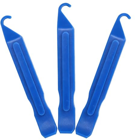 3 Pcs Tyre Levers for Bicycles Bike Tyre Levers Tyre Glider Park Tool | Tyre Levers with Wide Flat Tip and Spoke Hook Design, Effortless Tire Installation and Removal for Outdoor Cycling Repair.