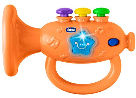 Chicco Gioco Tromba Musicale, Arancione,00009614000000