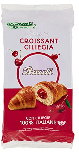 36x Bauli Cornetti Croissant brioche kekse kuchen mit kirsche 50g italien