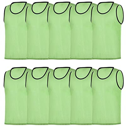 RHINOS sports Trainingsleibchen 10er-Set, Größe:128, Farbe:grün