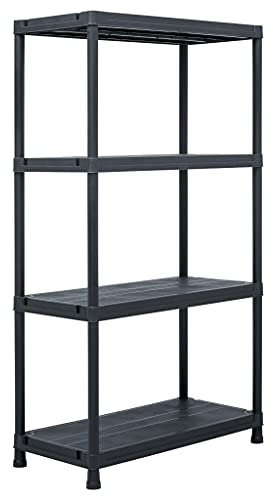 vidaXL Kunststoffregal 100kg Haushaltsregal Lagerregal Campingregal Regal