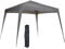 Outsunny Tonnelle de Jardin 3x3m Pop up Tente Pliable Acier Polyester imperméabilisé Anti UV avec Sac de Transport Gris