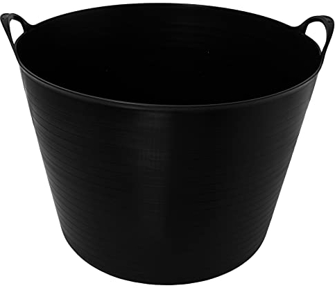 ADGO Aufbewahrungskorb - Wäschebehälter - Mehrzweck Container - Wäschekorb - Spielzeugaufbewahrungskorb - Aufbewahrungseimer - Kuscheltier Aufbewahrung - Laubsack 27L Futterschüssel pferd - Toy Box