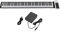 Eujgoov 88-Tasten-Rollklavier, Faltbares Klavier 128 Rhythmen LED-Anzeige Dickere Tastatur mit Eingebauten Lautsprechern und Fußpedal