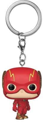 Funko POP! Keychain: DC - the Flash - DC Comics Novelty Keyring - Collectable Mini Figure - Stocking Filler - Gift Idea - Official Merchandise - Comic Books Fans - Backpack Decor