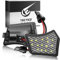 TECTICO LED Umfeldbeleuchtung Spiegel Umgebungslicht 6000K Kaltweiß Vol-vo C30 C70 XC70 XC90 V40 V50 V60 V70 S40 S60 S80 Ja-guar XJ XF XK XE, 2 Lampen