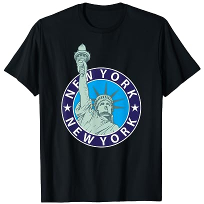 Statue of Liberty New York City NYC Lady Liberty USA Skyline T-Shirt