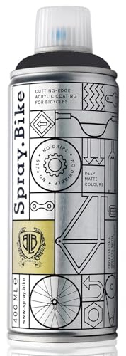 Graff-City Spray.Bike Bicycle-Specific Spray Paint - Raven Grey 48267 Nightshade Collection - Acrylic Matte 400ml Can