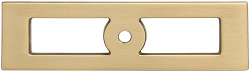 Top Knobs TK922HB Top Knobs TK922 Hollin 3-3/4 Inch Center to Center Backplate for Cabinet Knobs from The Lynwood Series
