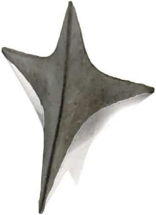 Chiodo triangolare da 3,8 cm, chiodo non invertito, chiodo antifurto, chiodo professionale per pneumatici, chiodo per freni di emergenza, previene guasti ai freni (15 pezzi)