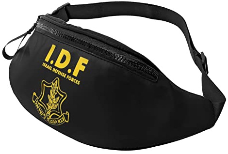 IDF Israel Defense Forces Lässige Gürteltasche Herren und Damen Freizeit Sport Gürteltasche Sporttag Übungsgeschenk