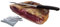 Demi-Epaule ibérique Cébo sans os 1 kg, son sac à jambon et son couteau.