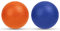 URAQT Faszienball, 2er Set Kleine Igelball Hart, Faszien Massageball mit Noppen, Massagebälle zur Behandlung Von Muskelverspannungen, Igelbälle Massage Ball für Füße Rücken Nacken Hände （Blau+Orange）